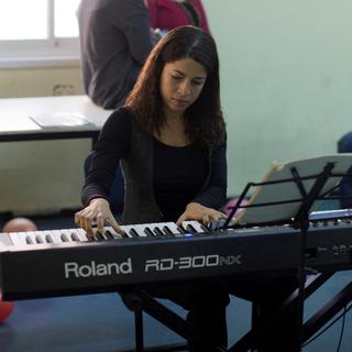 La pianiste Célimène Daudet. [AFP - AHMAD GHARABLI]