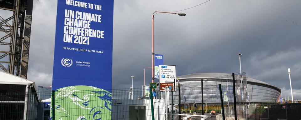 L'hydro à Glasgow reçoit les dirigeants du monde pour discuter du climat. [Keystone - Robert Perry]