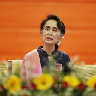 Aung San Suu Kyi a été condamnée à 6 ans de prison. [EPA/Keystone - Hein Htet]