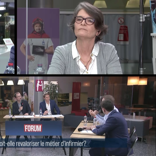Débat entre Philippe Nantermod, Jérôme Cosandey, Brigitte Crottaz et Béatrice Hirsch. [RTS - RTS]