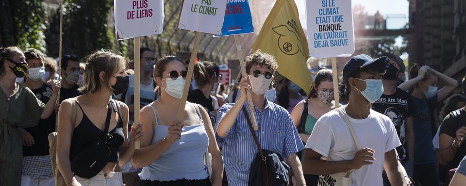 Des membres de la Grève du climat font notamment partie du comité (image d'illustration). [Keystone - Cyril Zingaro]