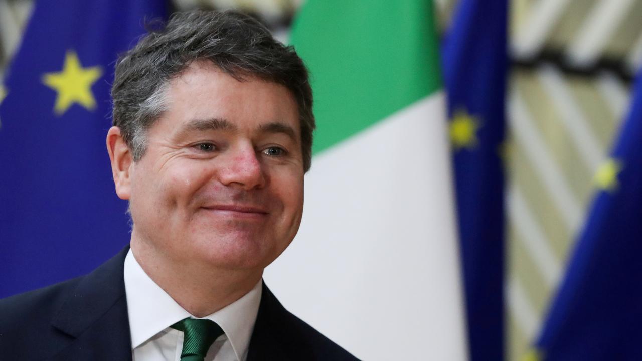Le ministre des finances irlandais, Paschal Donohoe, photographié à Bruxelles le 22 février 2021. [Reuters - Yves Herman]
