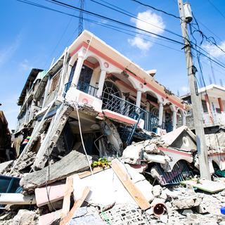 Un séisme de magnitude de 7,2 a frappé Haïti le 14 août 2021. [EPA/Keystone - Ralph Tedy Erol]
