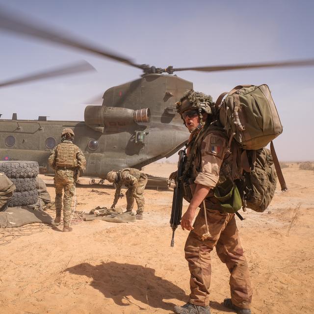 Un soldat français lors de l'opération Barkhane en avril 2021. [AFP - Hans Lucas]