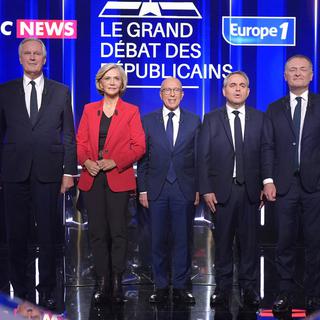Michel Barnier, Valerie Pécresse, Eric Ciotti, Xavier Bertrand et Philippe Juvin. [AFP - Julien de Rosa]