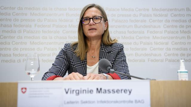 Virginie Masserey, cheffe de la section Contrôle de l’infection et programme de vaccination à l'OFSP. [Keystone - Anthony Anex]