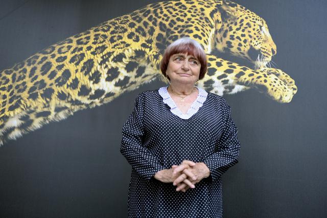 Agnès Varda au festival de Locarno 2014. [Keystone - Urs Flueeler]