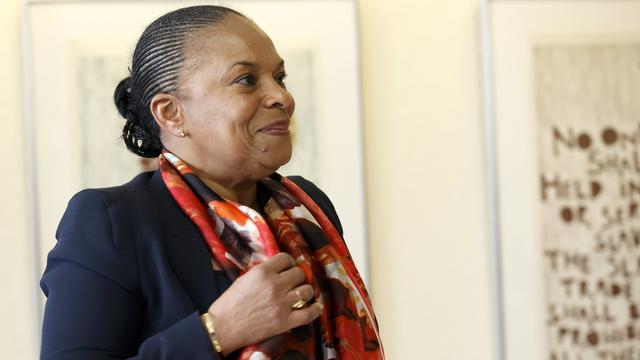 Christiane Taubira en 2015. [Keystone - Salvatore Di Nolfi]