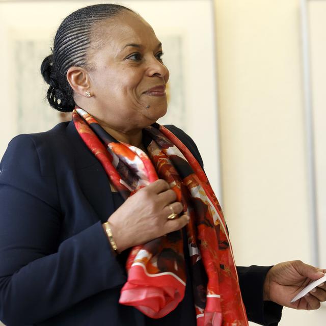 Christiane Taubira en 2015. [Keystone - Salvatore Di Nolfi]