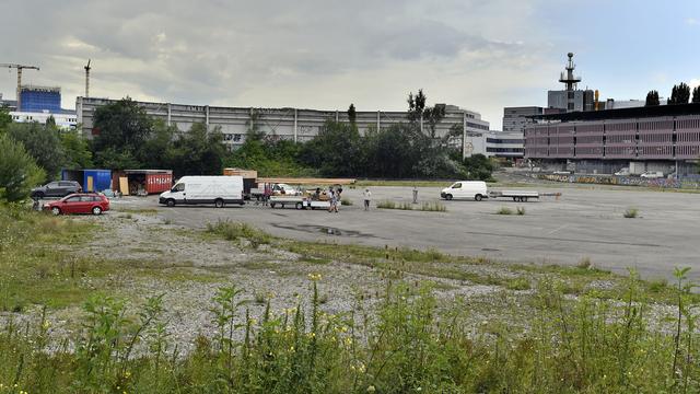 Le festival d'Alba devait avoir lieu sur la place du Hardturm (photo du 31 juillet 2021). [Keystone - Walter Bieri]