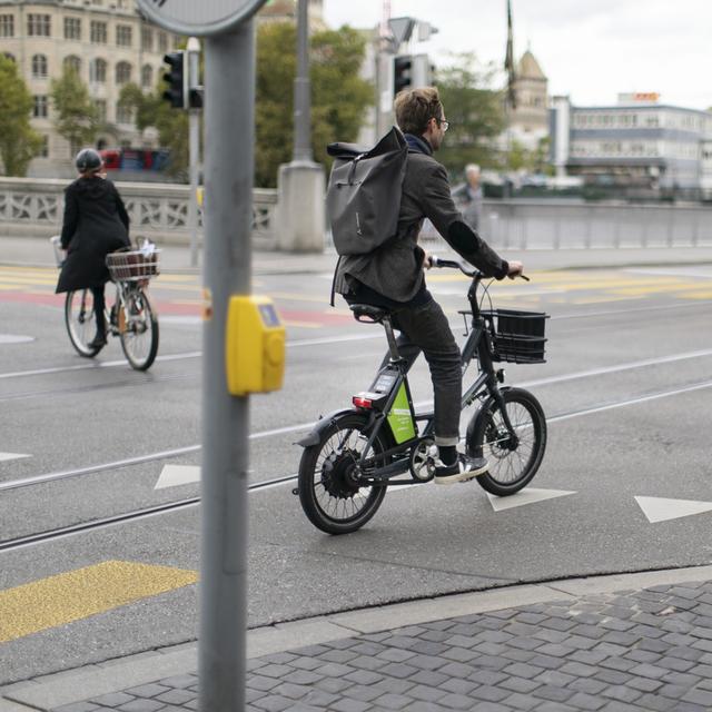 Le vélo connaît de plus en plus de succès ces dernières années. [Keystone - Gaetan Bally]