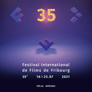 L'affiche de l'édition 2021 du FIFF (Festival International du Film de Fribourg). [FIFF]