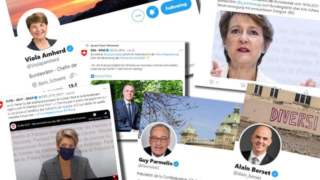 Le Conseil fédéral veut notamment lancer un compte Twitter général, en anglais, pour le public international. [Twitter]