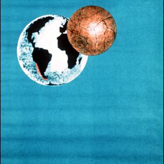 Affiche officielle de la Coupe du monde 1962, jouée au Chili. [Keystone/Str]