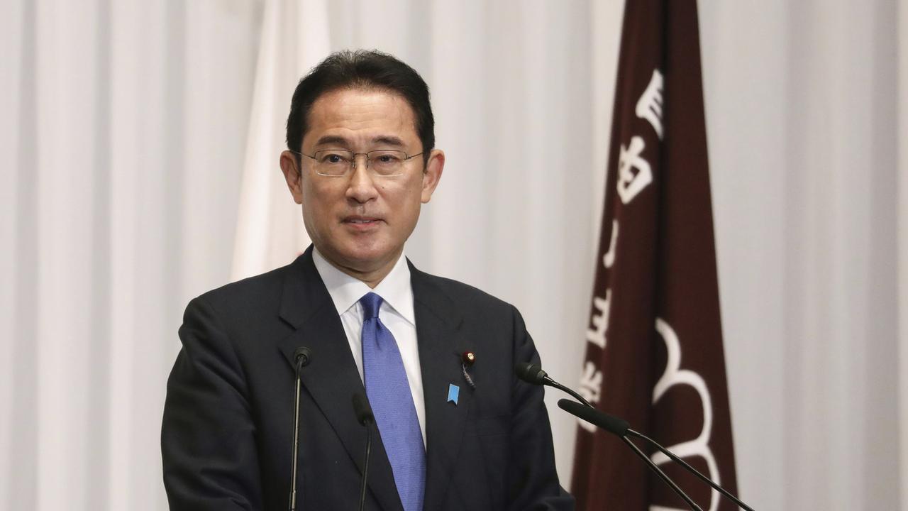 Le Premier ministre japonais Fumio Kishida. [Keystone/AP - Du Xiaoyi]