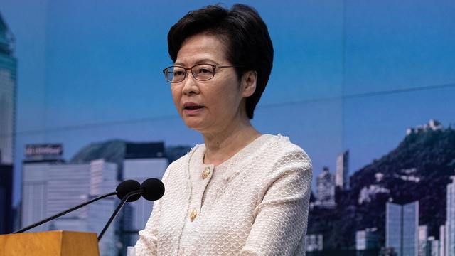 La cheffe de l'exécutif hongkongais, Carrie Lam [Keystone - Jérôme Favre]