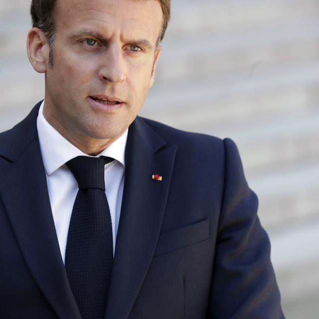 Le président français Emmanuel Macron. [AP - Thibault Camus]