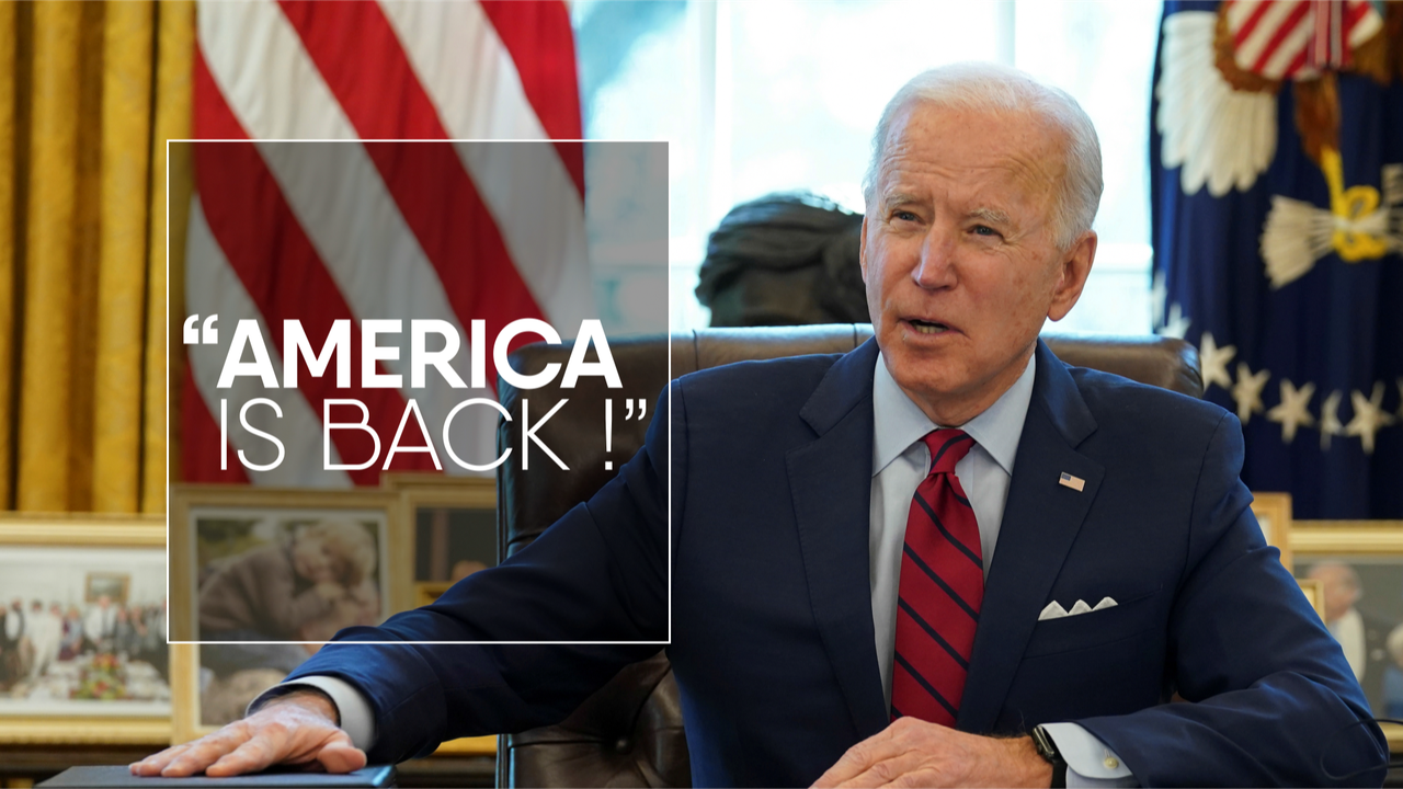 Géopolitis: "America is back!" [REUTERS - Kevin Lamarque/File Photo]