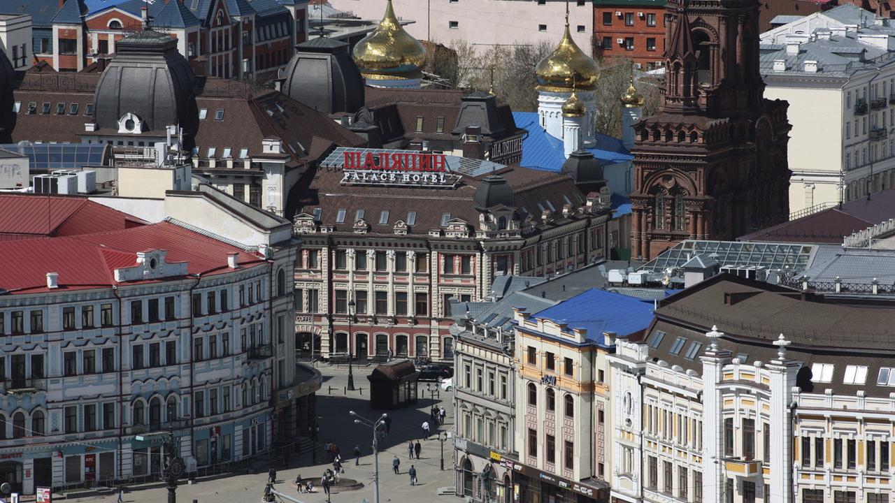 Le centre de la ville de Kazan en Russie. [AP Photo/Keystone - Nikolay Alexandrov]