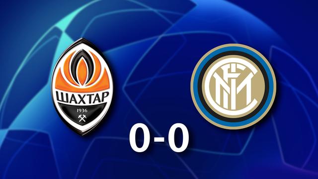 2e journée, Shakhtar Donetsk - Inter (0-0): l'Inter n'avance pas
