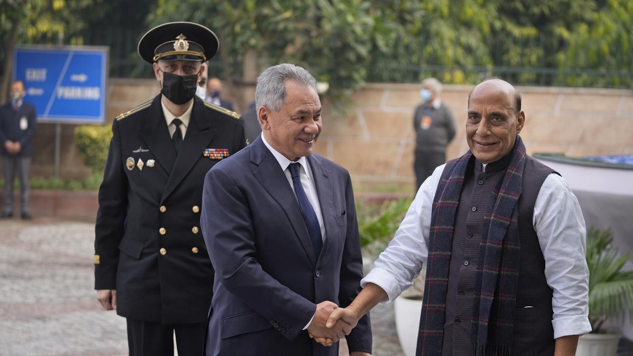 La Russie et l'Inde se sont rencontrées à New Delhi. [AP Photo/Keystone - Manish Swarup]