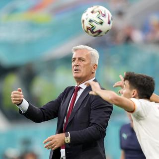 Vladimir Petkovic a-t-il disputé son dernier match avec la Suisse contre l'Espagne à l'Euro 2020? [AP - Dmitri Lovetsky]