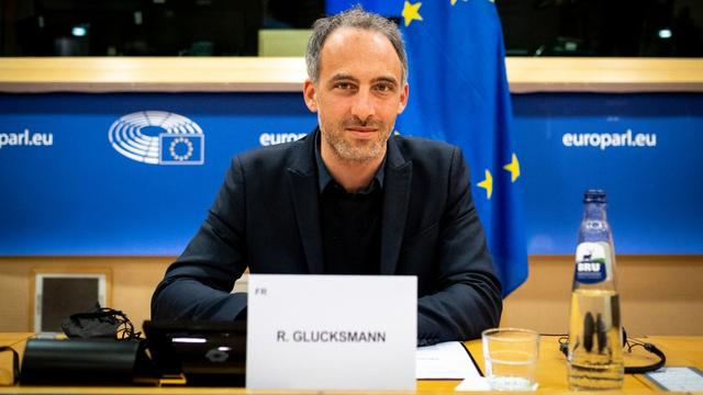 L'eurodéputé français Raphaël Glucksmann. [Hans Lucas/AFP - Martin Bertrand]