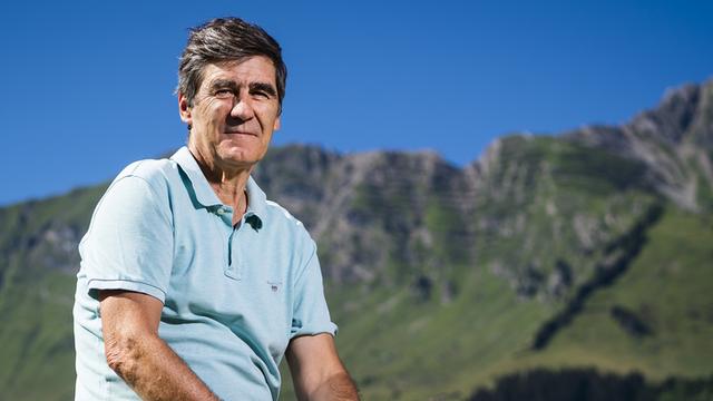 Benoît Aymon, directeur artistique du Festival international du film alpin des Diablerets [Keystone - Jean-Christophe Bott]