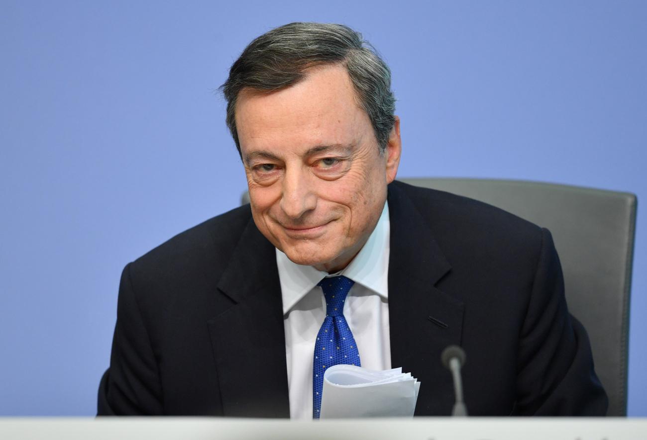 Le président du Conseil italien Mario Draghi. [DPA/Keystone - Arne Dedert]