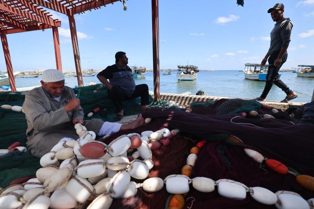 Les pêcheurs palestiniens ont reçu l'autorisation de reprendre la mer. [AFP - Emmanuel Dunand]