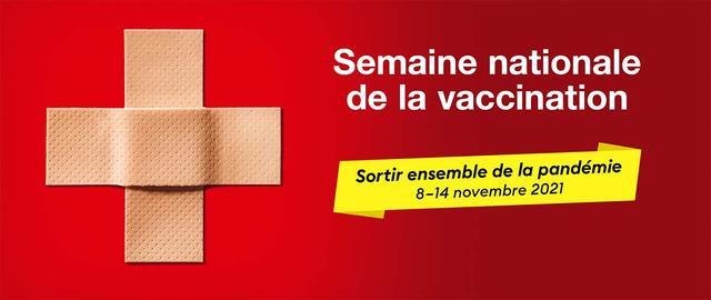 Le visuel de la semaine de la vaccination.