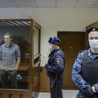 Washington sanctionne Moscou pour l'emprisonnement de l'opposant Alexeï Navalny. [Keystone/EPA - Yuri Kochetkov]
