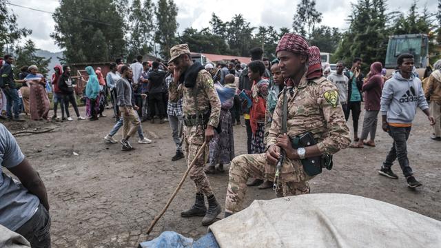 Les forces éthiopiennes se retirent de la ville de Dessie, au sud du Tigré. [AFP - Eduardo Soteras]