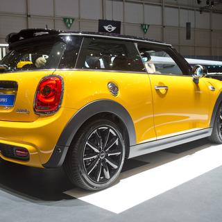 Une Mini Cooper au Salon de l'Auto de Genève en 2014. [Keystone]