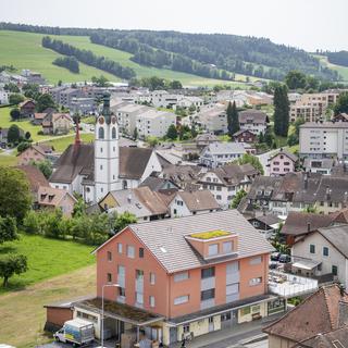 Le village de Beromünster dans le canton de Lucerne. [Keystone - Urs Flueeler]