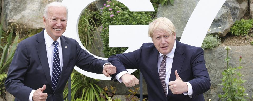 Le président américain Joe Biden a rencontré son homologue britannique Boris Johnson pour son premier voyage à l'étranger depuis sa prise de fonction. [ANADOLU AGENCY VIA AFP - ANDREW PARSONS]