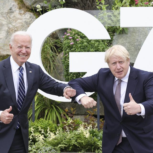 Le président américain Joe Biden a rencontré son homologue britannique Boris Johnson pour son premier voyage à l'étranger depuis sa prise de fonction. [ANADOLU AGENCY VIA AFP - ANDREW PARSONS]