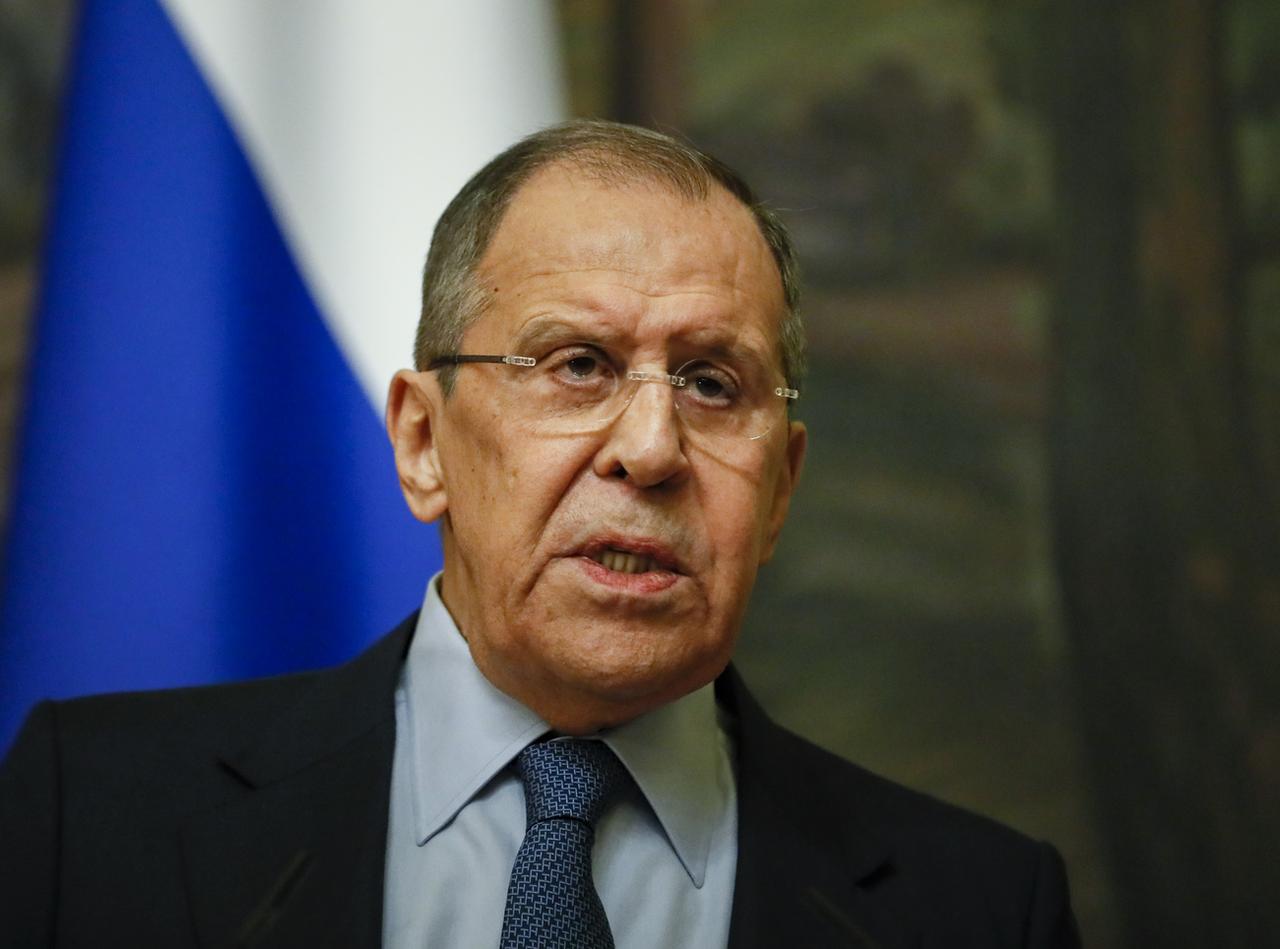 Le ministre russe des Affaires étrangères Sergueï Lavrov. [AP - Yuri Kochetkov]