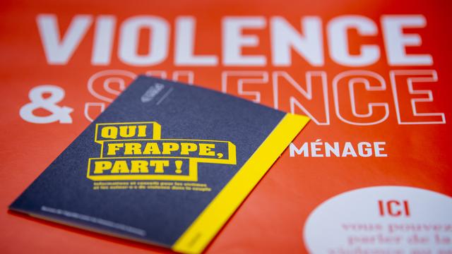 La Suisse réfléchit à mieux protéger les victimes de violences domestiques [KEYSTONE - JEAN-CHRISTOPHE BOTT]