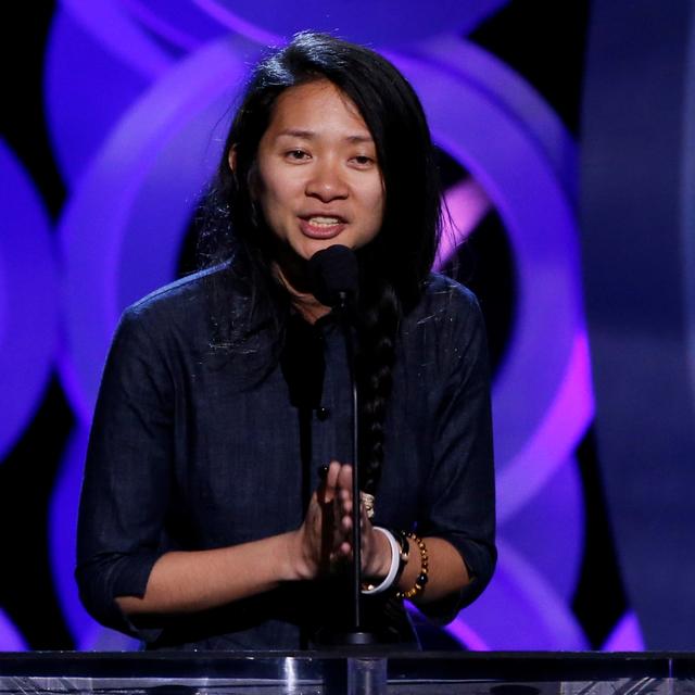 La réalisatrice Chloe Zhao est la grande favorite de cette cérémonie des Oscars avec son film "Nomadland". [Reuters - Mario Anzuoni]