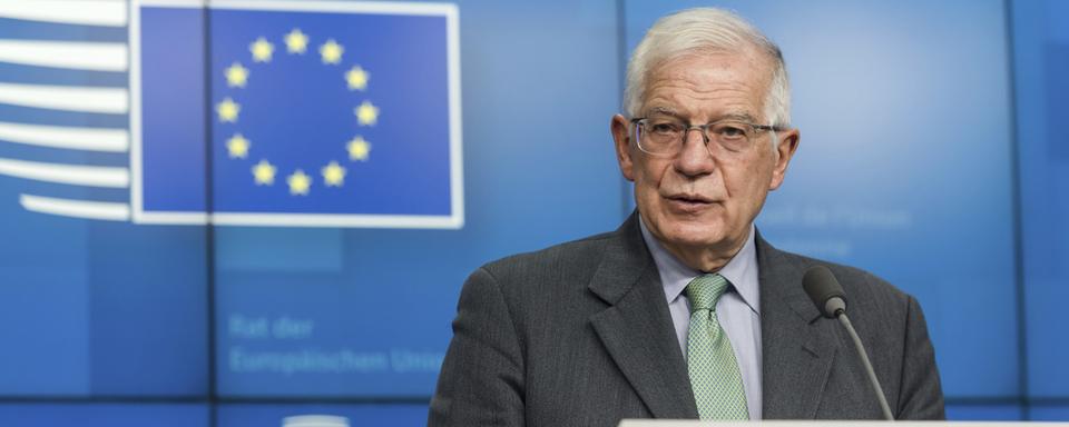 Le chef de la diplomatie de l'UE, Josep Borrell. [AP/Keystone - Geert Vanden Wijngaert]