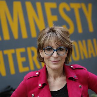 La secrétaire générale d'Amnesty International, Agnès Callamard. [Keystone - Christophe Ena]