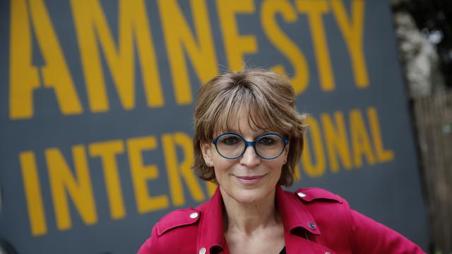 La secrétaire générale d'Amnesty International, Agnès Callamard. [Keystone - Christophe Ena]