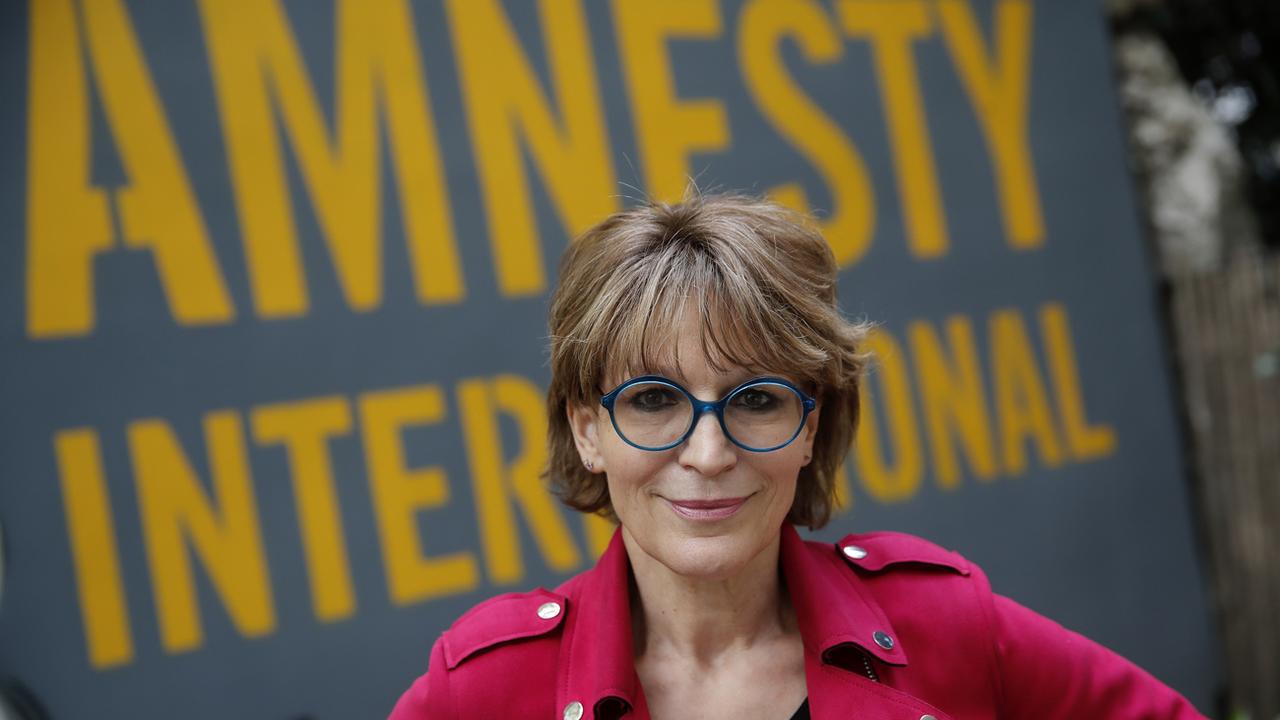 La secrétaire générale d'Amnesty International, Agnès Callamard. [Keystone - Christophe Ena]