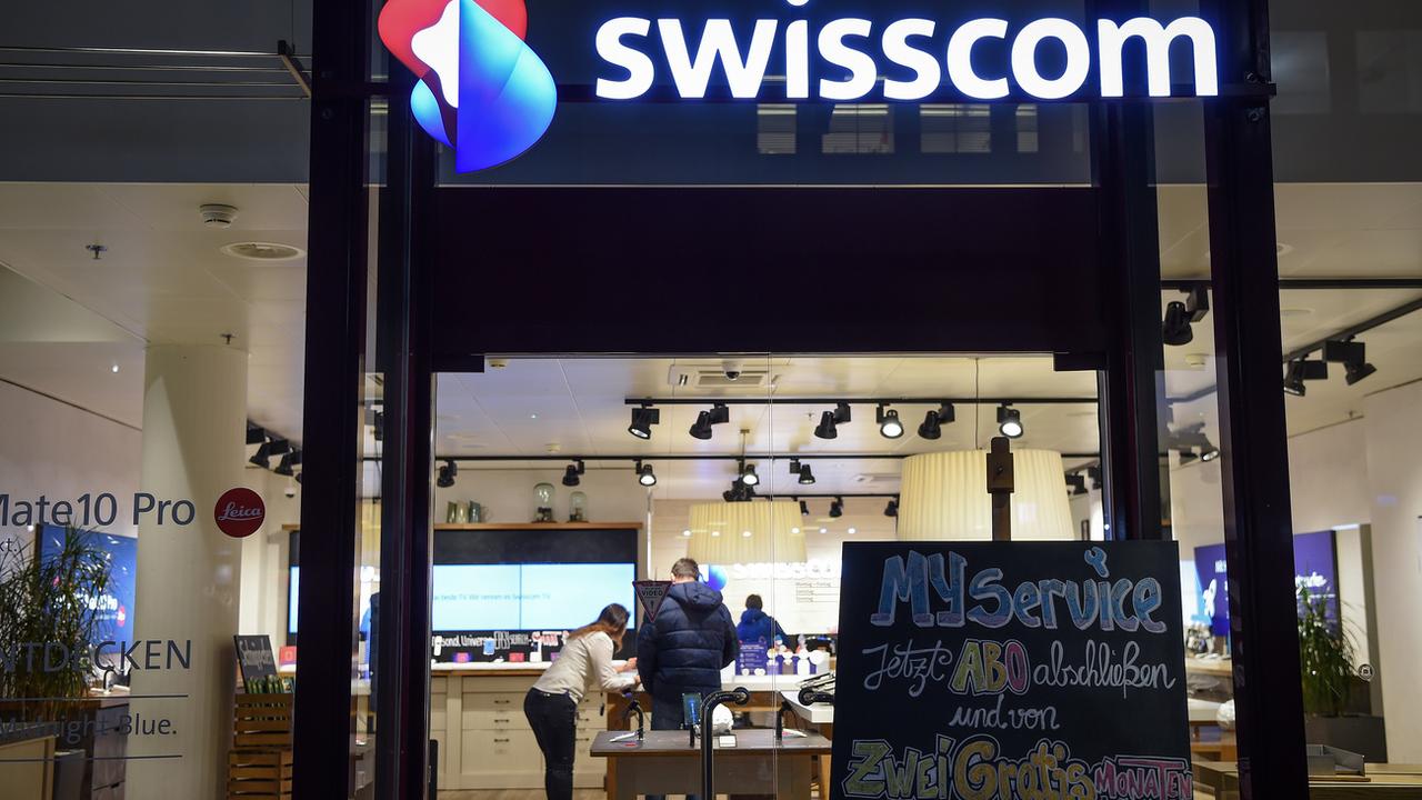 Swisscom a été rappelé à l'ordre par le Conseil fédéral. [KEYSTONE - Melanie Duchene]