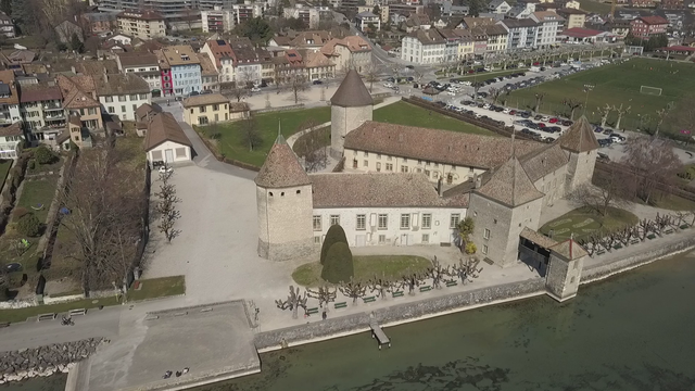 Le château de Rolle. [RTS - Didier Kessi]