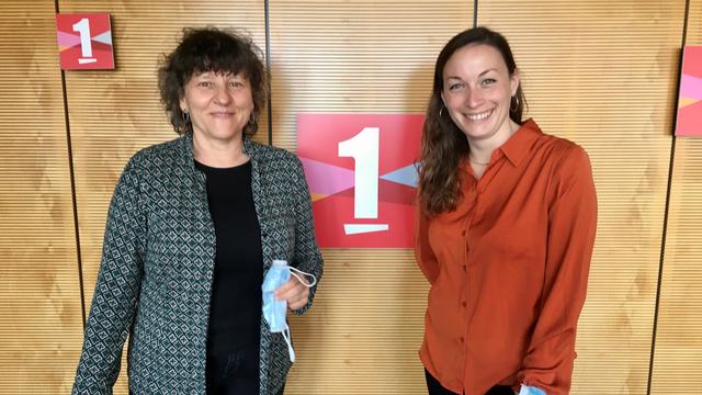 Béatrice Graf et Clémence Lehec. [RTS - Pauline Vrolixs]