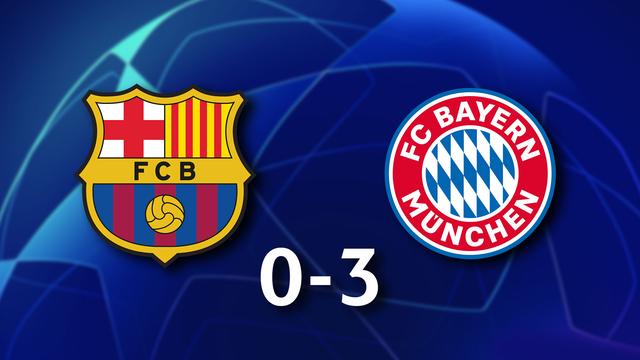 1ère journée Gr.E, Barcelone - Bayern Munich (0-3): le Bayern Munich écrase le Barça au Camp Nou