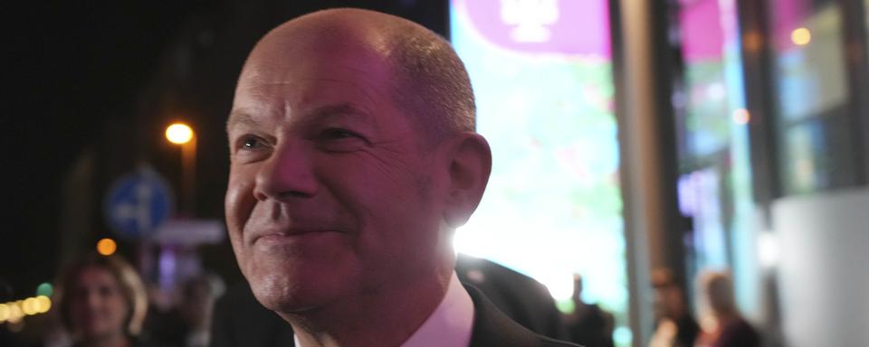 Olaf Scholz est en pole-position pour devenir le prochain chancelier allemand. [Keystone/AP - Michael Probst]