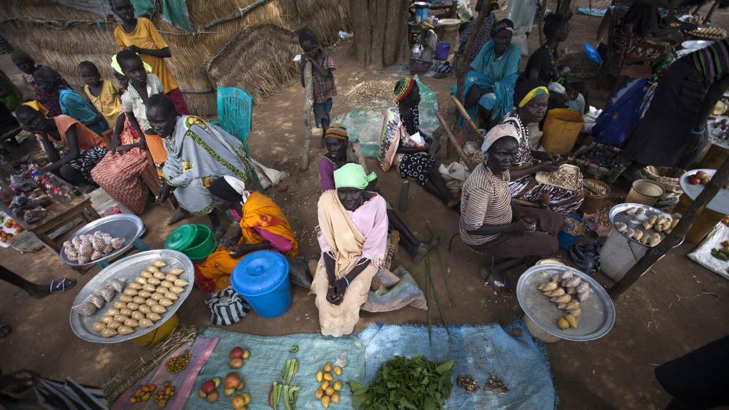 Un marché à Akuem, en-dehors d'Aweil. Soudan, octobre 2016 (image d'illustration). [AFP - Albert Gonzalez Farran]